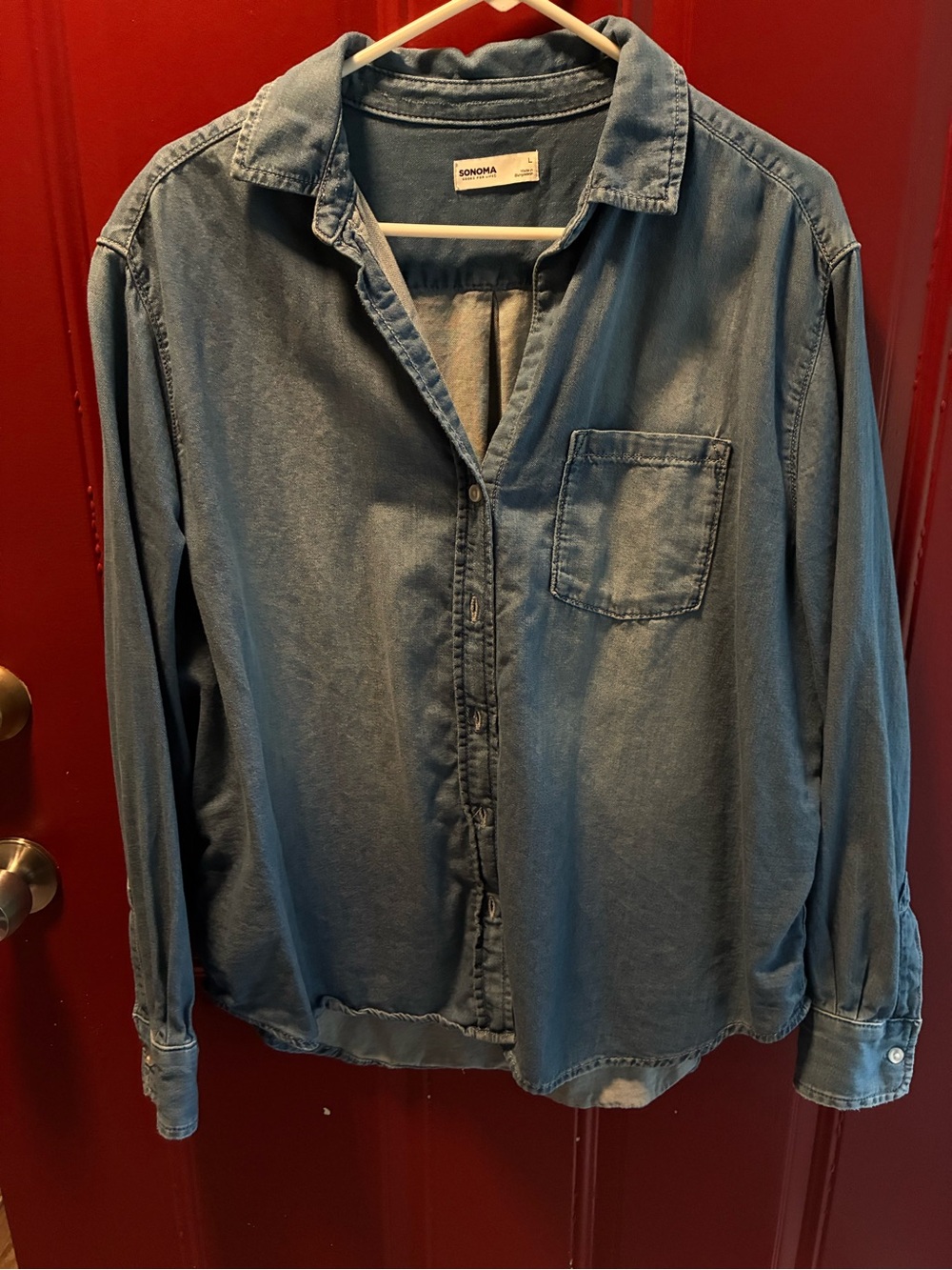 Sonoma Denim Shirt in Faded Blue